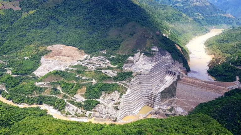 Nuevo derrumbe detiene obras para despejar taponamiento en HidroItuango