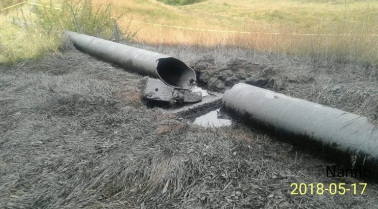 Ataque al oleoducto Trasandino en zona rural de Nariño