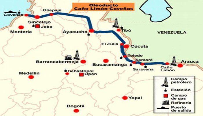 Otro atentado contra oleoducto Caño Limón Coveñas en Teorama, Norte de Santander
