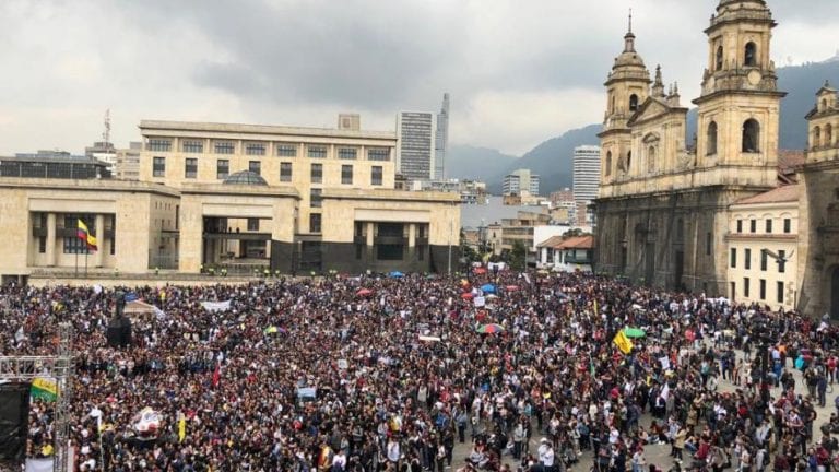 Rutas de marchas estudiantiles hoy en Bogotá