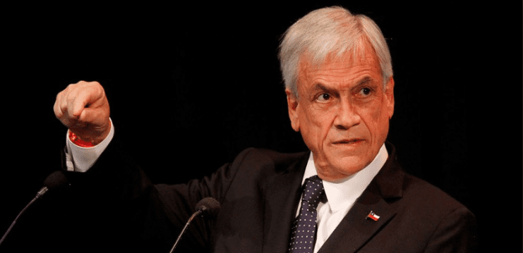 La desaprobación de Sebastián Piñera aumentó a 44%
