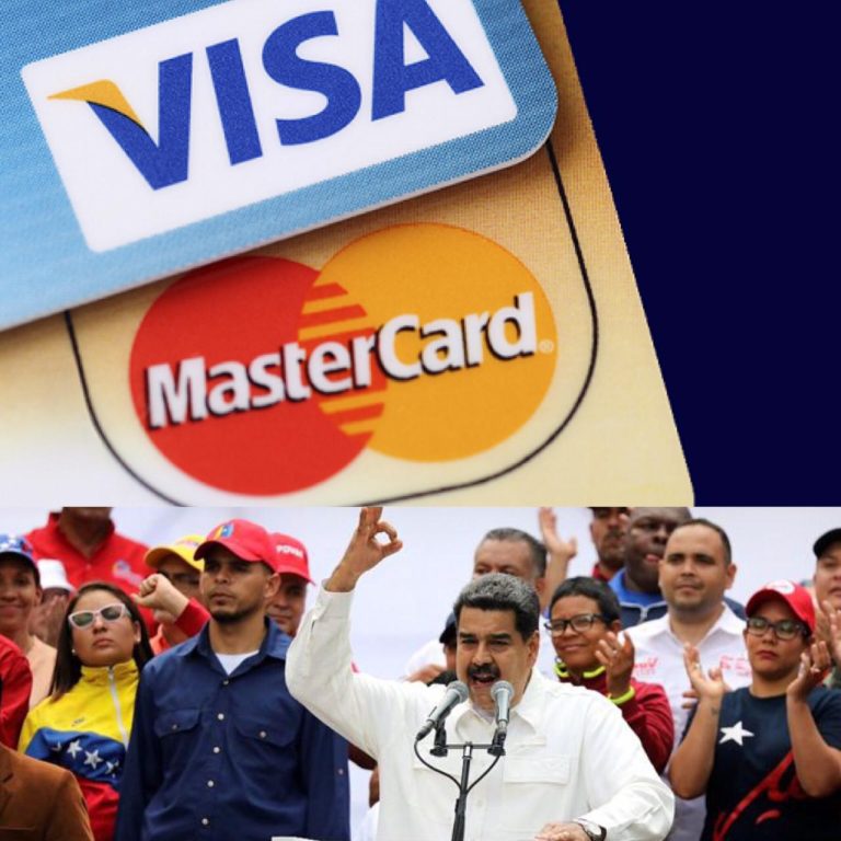 EE. UU. considera prohibir a Visa y Mastercard operar en Venezuela