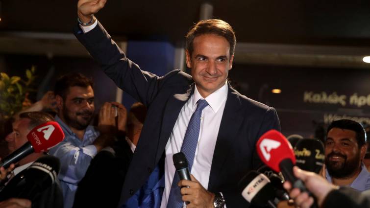 Kyriakos Mitsotakis gana elecciones en Grecia y promete ayudas a empresarios