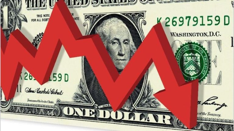 Dólar inicia a la baja y se negocia por debajo de $3.450