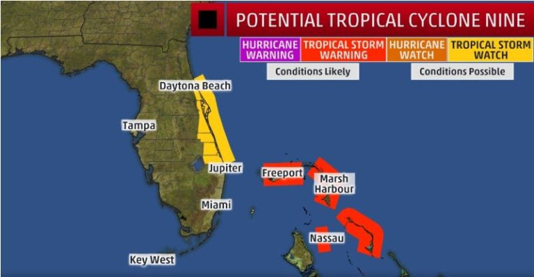 Alerta en EE. UU. por posible ciclón que se convierta en tormenta tropical