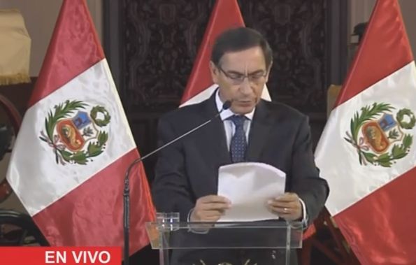 Presidente peruano disuelve el Congreso y llama a elecciones parlamentarias