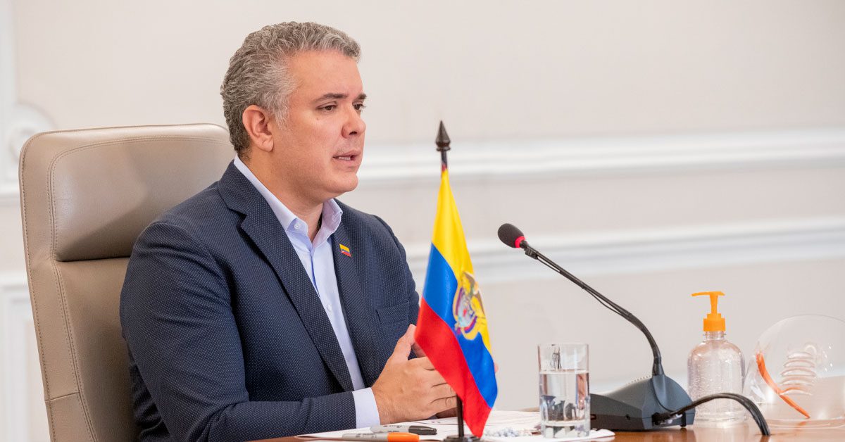 Iván Duque, presidente de Colombia. Foto: Presidencia de la República