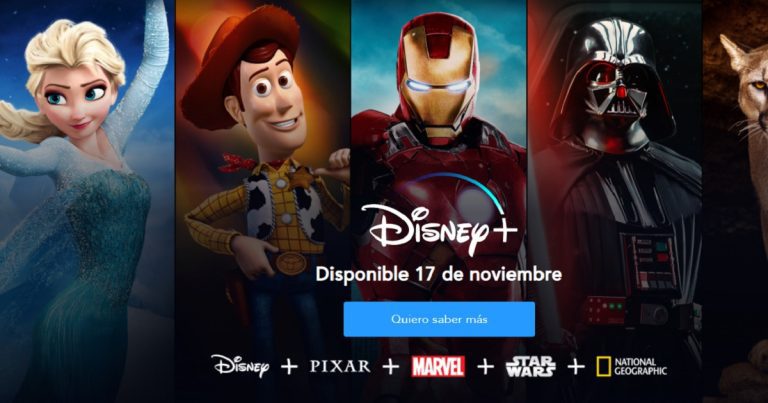 Disney+ llegará a Latinoamérica el 17 de noviembre de 2020