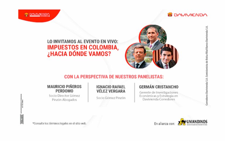 ¿Qué se espera del panorama tributario en Colombia?: Live de Davivienda Corredores