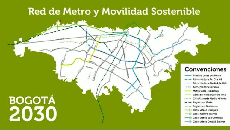 Segunda línea del Metro de Bogotá llegará a localidades de Suba y Engativá