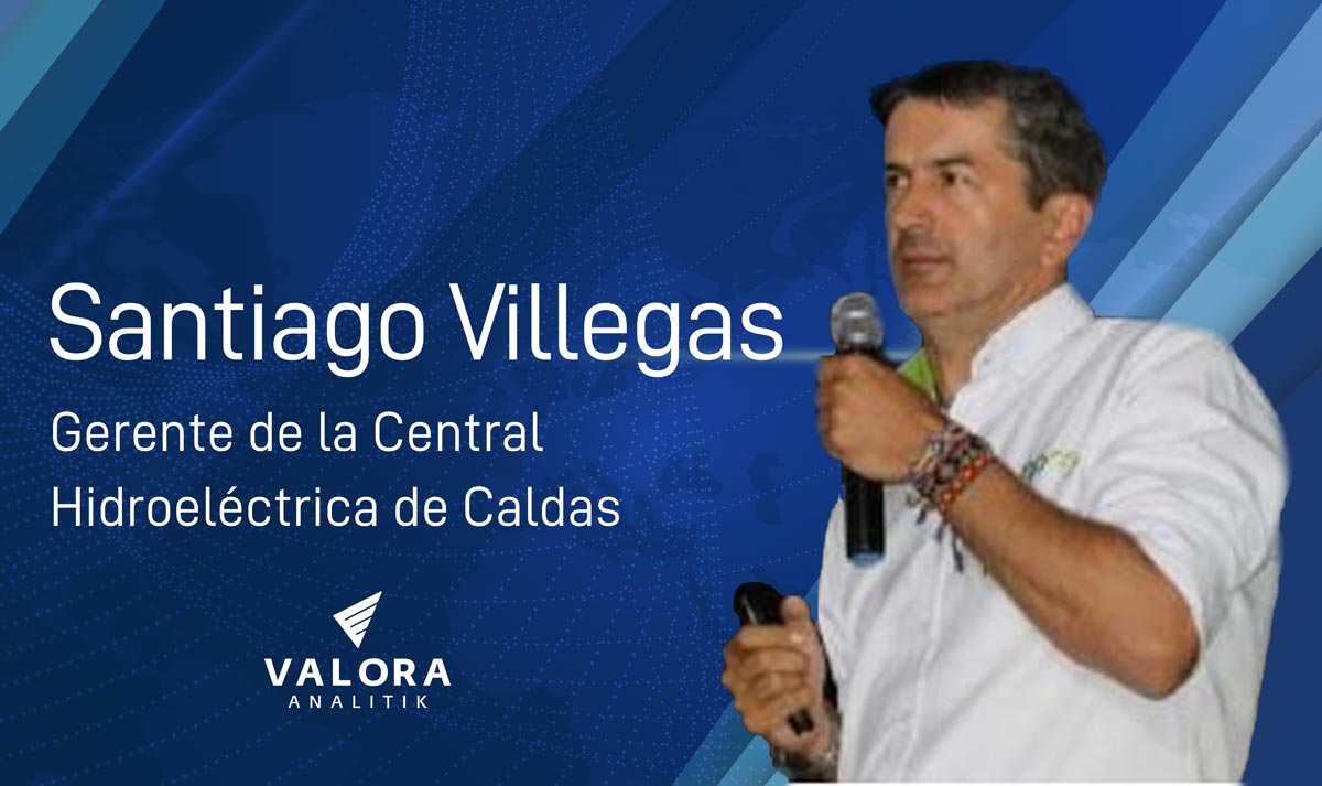 Santiago Villegas, gerente de la Central de Hidroeléctrica de Caldas Foto: Cortesía EPM