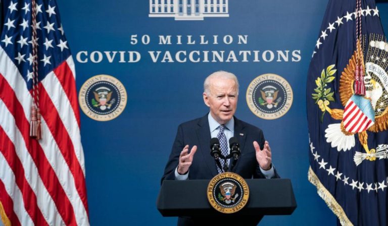 Biden: A mayo, todos los adultos en EE. UU. estarán vacunados contra Covid-19