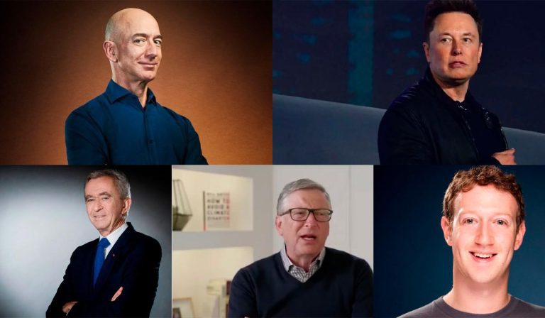 Bezos, Musk y Arnault encabezan lista de los multimillonarios del mundo