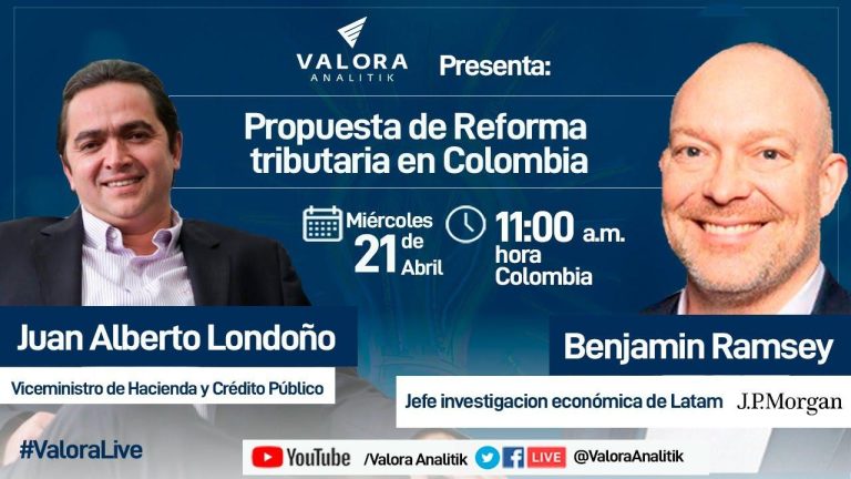 Gobierno espera que reforma tributaria de Colombia esté aprobada en junio 
