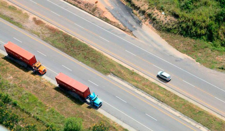 Restricción a vehículos de carga en el reversible Anapoima – Mosquera en fin de año