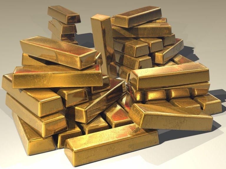 Ante la caída del dólar, precio del oro va en ascenso