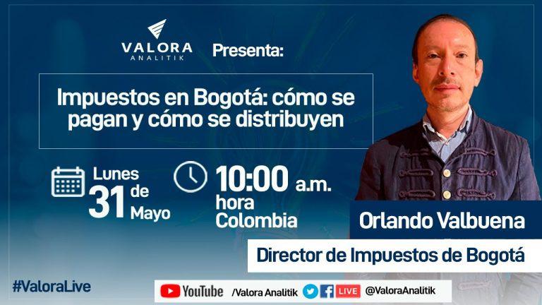Bogotá lanzará plan de alivios para contribuyentes afectados por pandemia