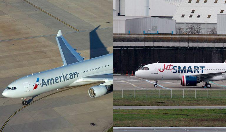 American Airlines anuncia acuerdo con aerolínea chilena JetSMART para unir redes de operación