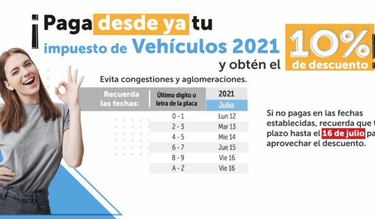 Pague sin filas el impuesto vehicular en Bogotá con descuento