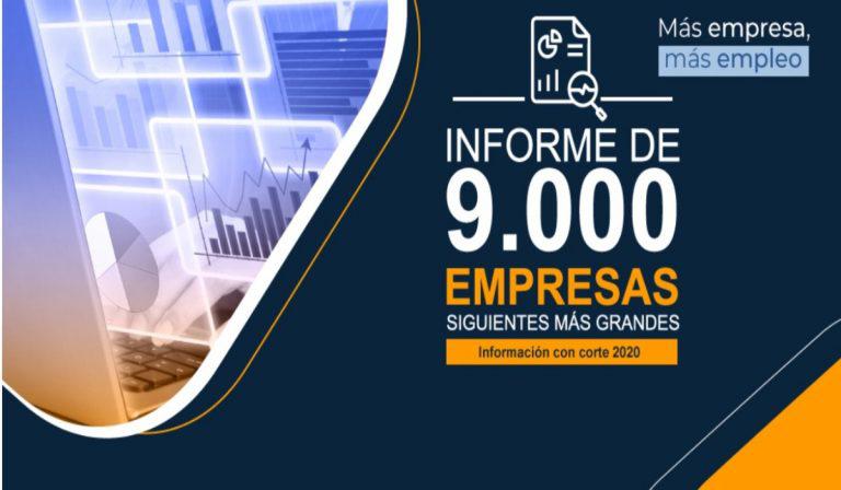 Supersociedades completó listado de las 10.000 empresas más grandes de Colombia