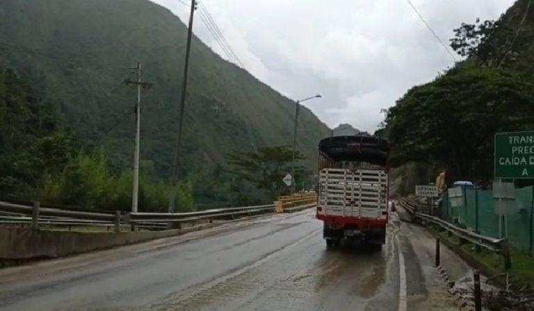 Reabierta la vía que conecta a Bogotá con Villavicencio