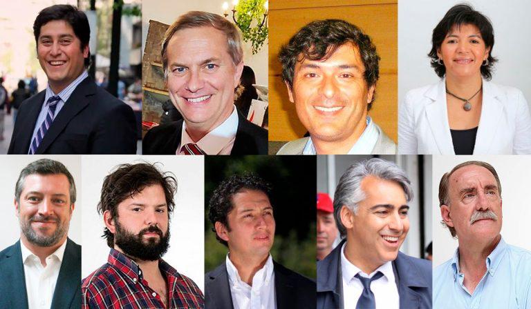Estos son los nueve candidatos para suceder a Piñera en la Presidencia de Chile