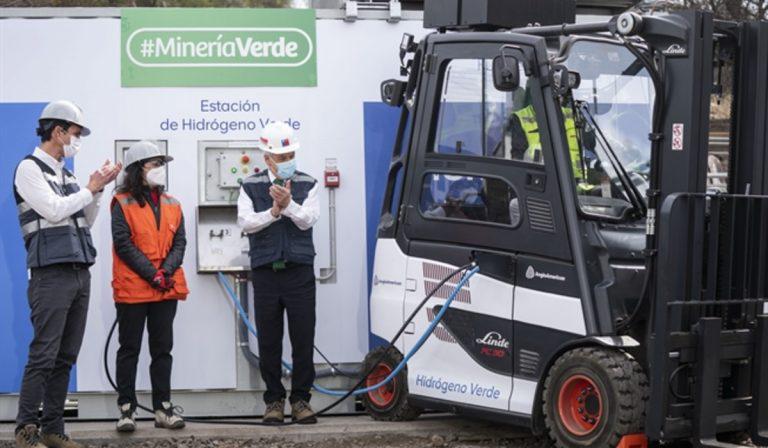 Anglo American Chile genera molécula de hidrógeno verde para vehículos sin emisiones
