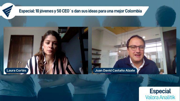 Juan David Castaño de CCB, y su visión sobre jóvenes en Colombia