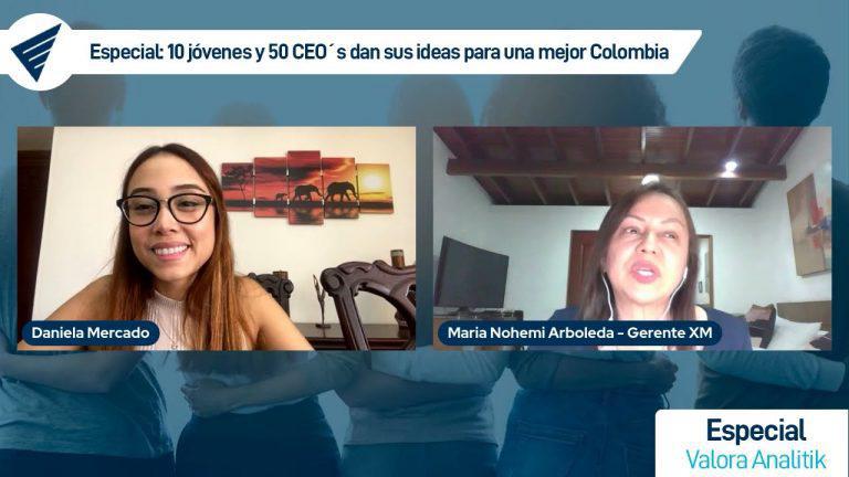 María Nohemi Arboleda – Gerente General XM y su expectativa sobre jóvenes en Colombia