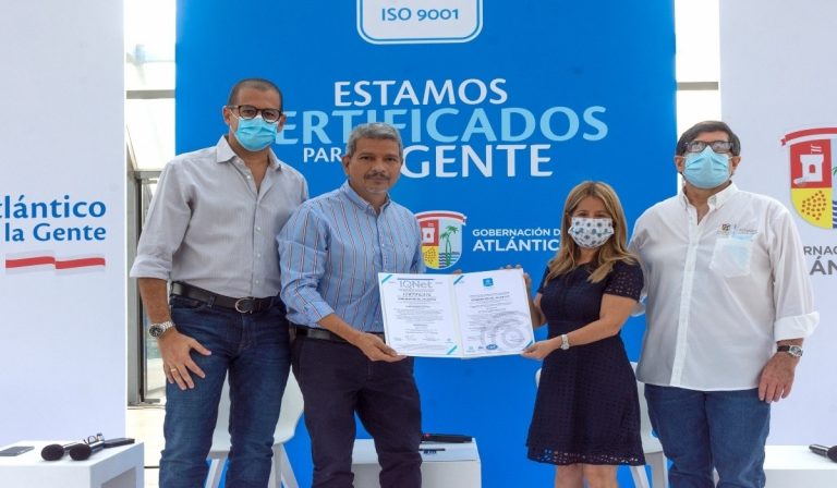 Icontec renovó por tres años certificado de calidad de Gobernación del Atlántico