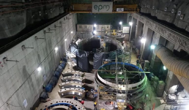 EPM realiza con éxito sincronización de la turbina número 1 de Hidroituango
