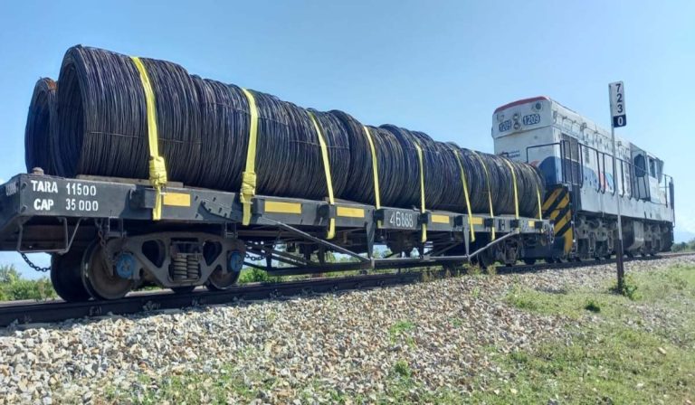 Hasta 598 toneladas de carga se podrán movilizar por la red férrea que comunica La Dorada (Caldas) con el puerto de Santa Marta en Colombia