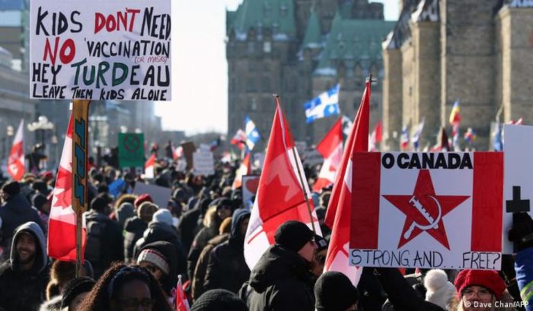 Trudeau invoca Ley para controlar protestas en Canadá