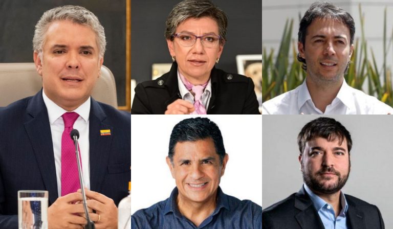 Encuesta: así les fue a Iván Duque y a alcaldes de Bogotá, Medellín, Cali y Barranquilla