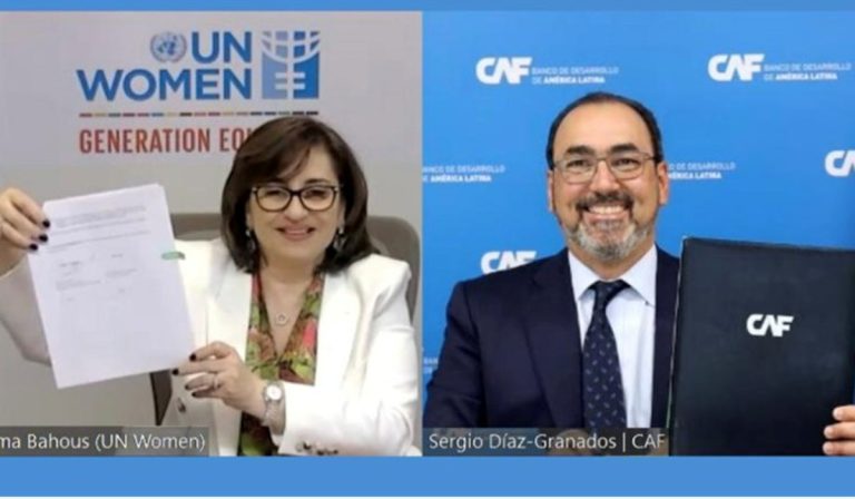 CAF y ONU Mujeres ratifican compromiso por igualdad de género