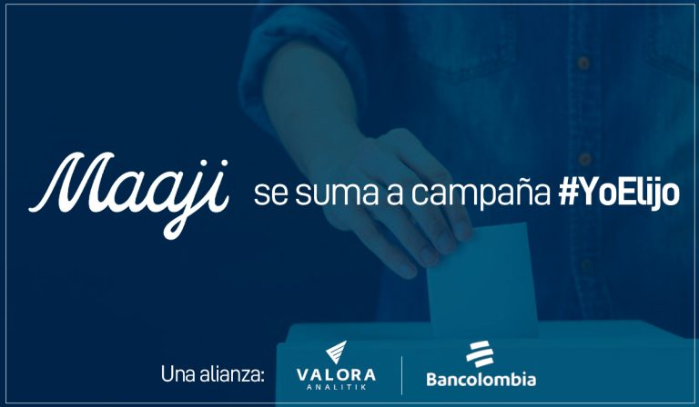 Maaji se une a #YoElijo, plataforma de pedagogía para las Elecciones 2022 en Colombia