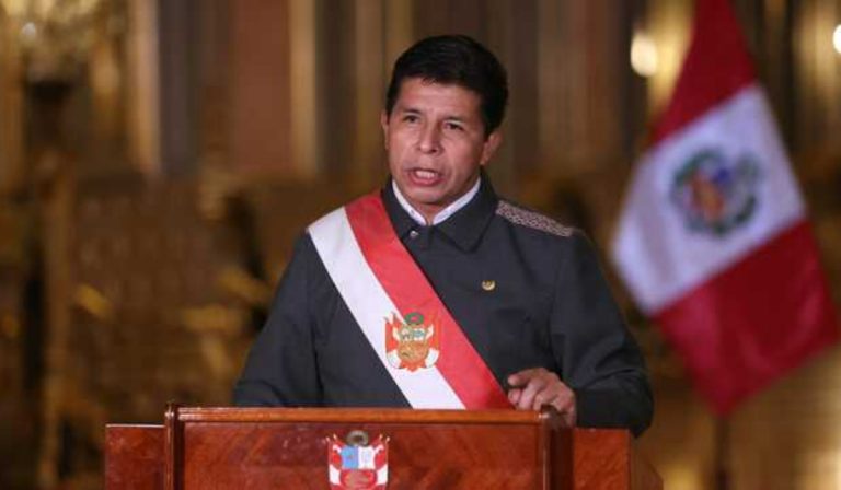 Presidente de Perú, Pedro Castillo, disolvió el Congreso de la Republica y declaró Gobierno de excepción