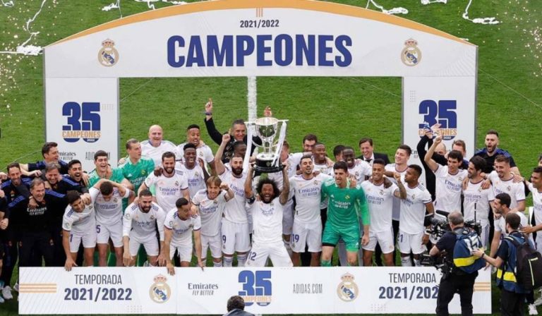 Real Madrid y la millonaria cifra que obtiene tras ser campeón de LaLiga de España 2021/2022