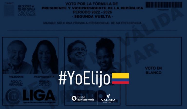 Elecciones Colombia: ¿qué pasa si el voto en blanco gana en segunda vuelta?