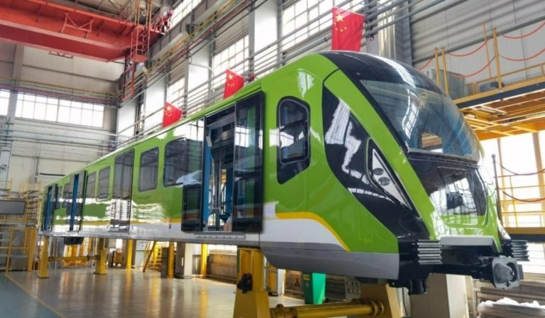 Así es el primer vagón del metro de Bogotá que llegará de China a final de año