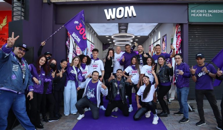 WOM abre su tienda número 300 en Colombia