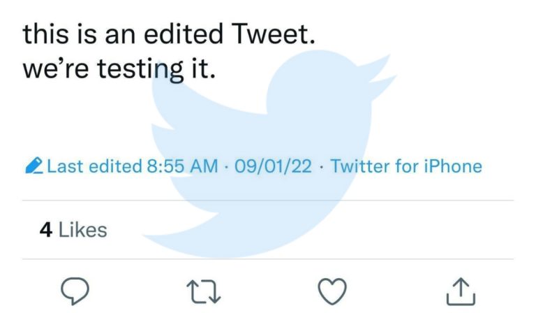 Twitter habilitará edición de trinos, pero tendrá costo mensual
