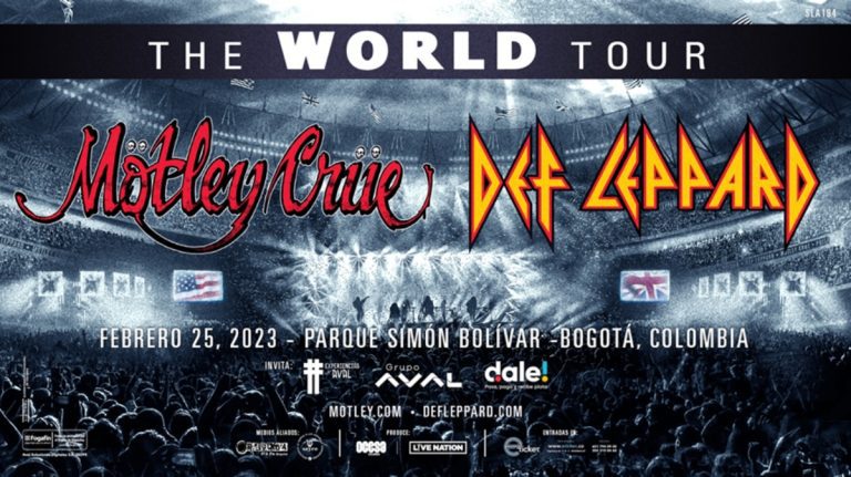 Mötley Crüe y Def Leppard anuncian ‘The World Tour’ en Colombia