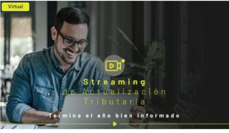 Nuevo streaming de actualización tributaria en Colombia: próximo 2 de diciembre