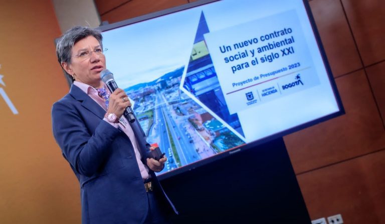 Bogotá presentó proyecto de Presupuesto 2023: ascendió a $31,6 billones