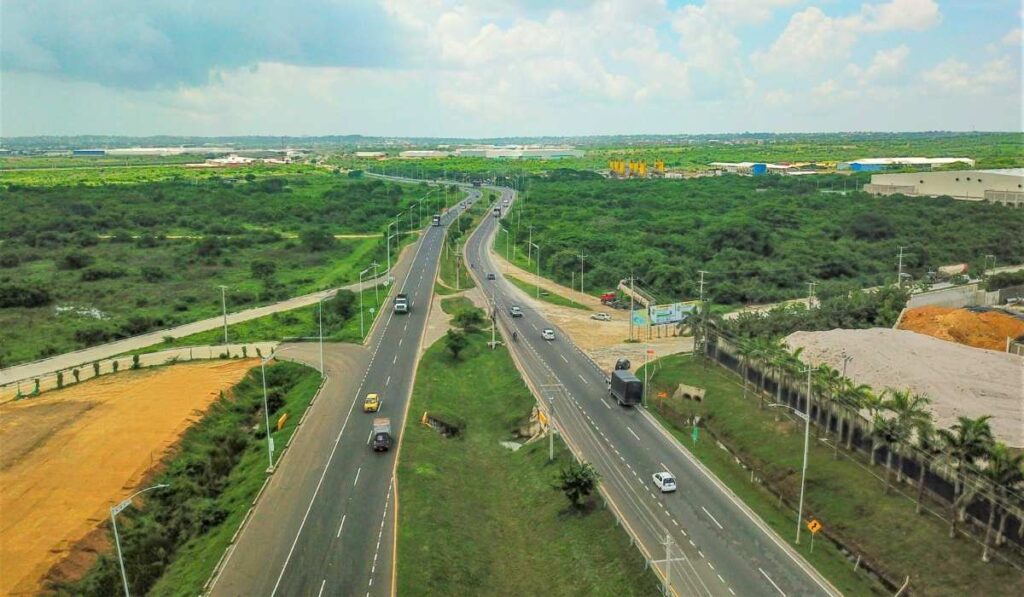 Megaproyecto Autopistas del Caribe entre Cartagena y Barranquilla