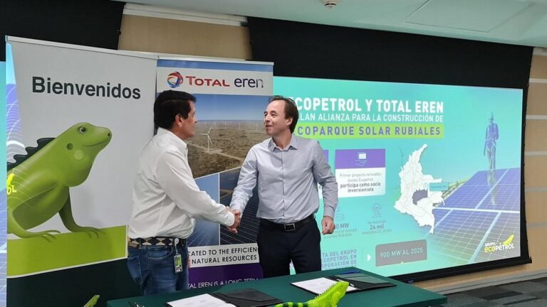 Ecopetrol seleccionó a Total Eren para construir y operar el parque solar fotovoltaico Rubiales