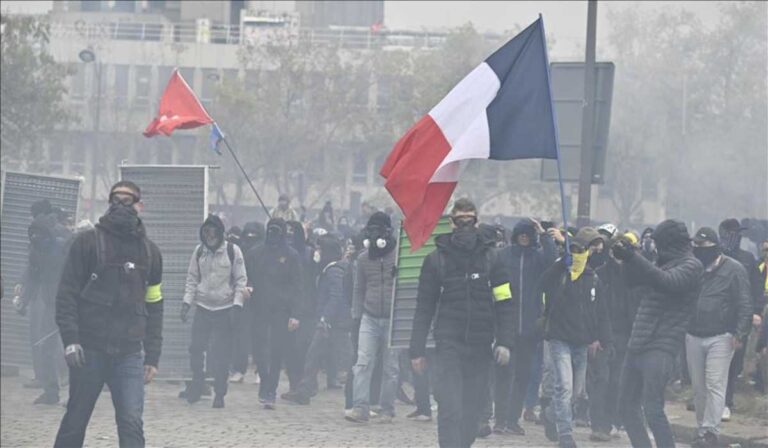 Multitudinarias marchas este 11 de febrero en Francia contra reforma pensional de Emmanuel Macron