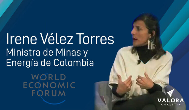 MinMinas Irene Vélez en Davos: No se firmarán nuevos contratos de petróleo y gas en Colombia