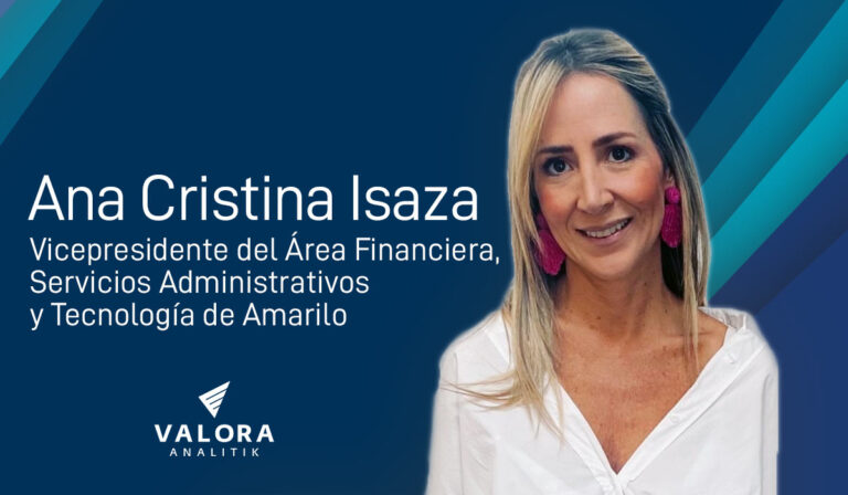Ana Cristina Isaza será la nueva vicepresidente del Área Financiera de Amarilo
